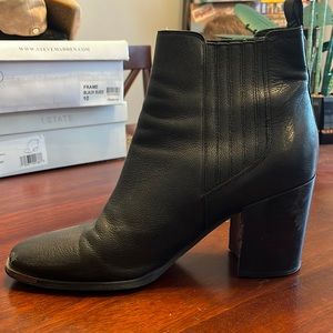 Black ankle boots